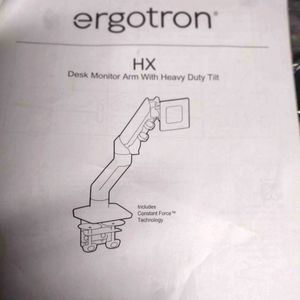 Ergotron HX Desk Monitor Arm with Heavy Tilt (black)
